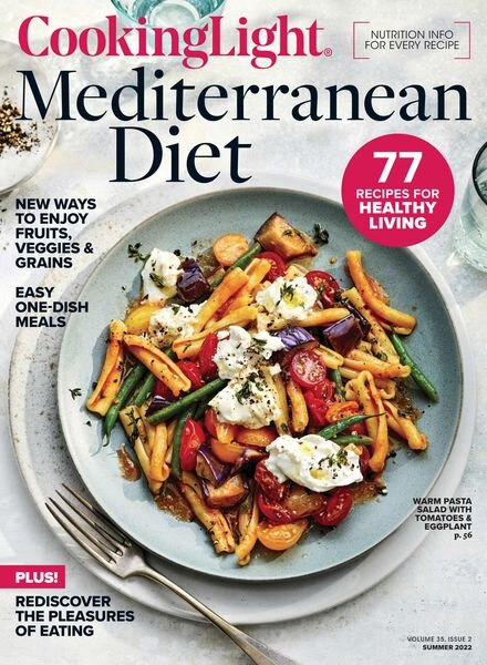 Cooking Light Mediterranean Diet – May 2022 Cover