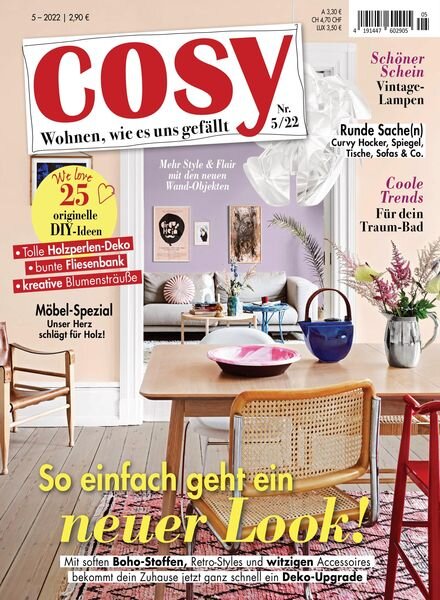 Cosy – September 2022 Cover