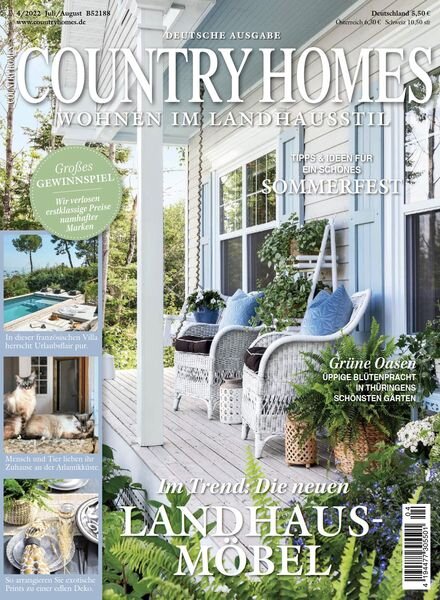 Country Homes Germany – Juli-August 2022 Cover
