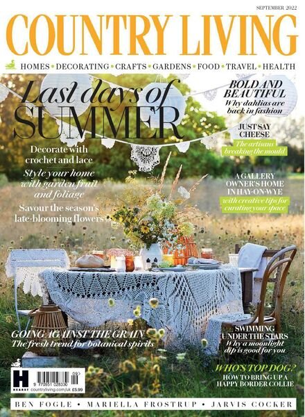 Country Living UK – September 2022 Cover