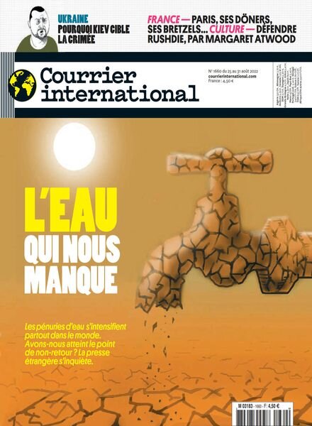 Courrier International – 25 Aout 2022 Cover
