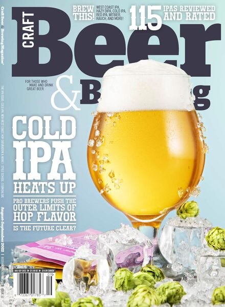 Craft Beer & Brewing – August 2022 Cover