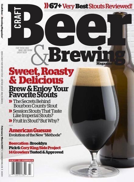 Craft Beer & Brewing – February 2017 Cover