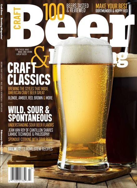 Craft Beer & Brewing – February 2021 Cover
