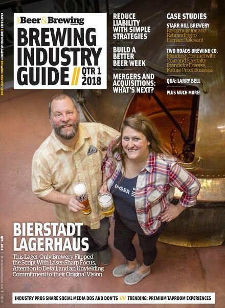 Craft Beer & Brewing – March 2018 Cover