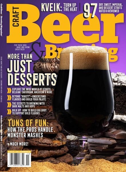 Craft Beer & Brewing – September 2020 Cover