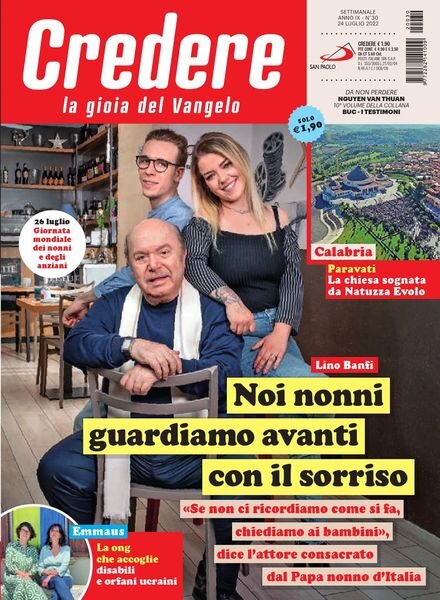 Credere – 24 Luglio 2022 Cover