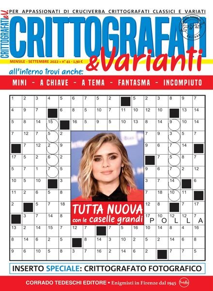 Crittografati & Varianti – settembre 2022 Cover