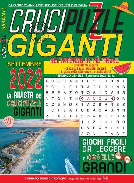 Crucipuzzle Giganti – 10 agosto 2022 Cover