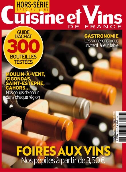 Cuisine et Vins de France – aout 2022 Cover