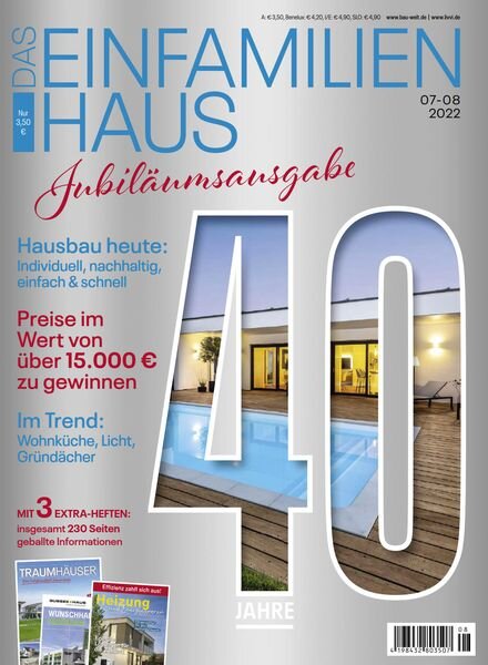 Das Einfamilienhaus – Juli-August 2022 Cover
