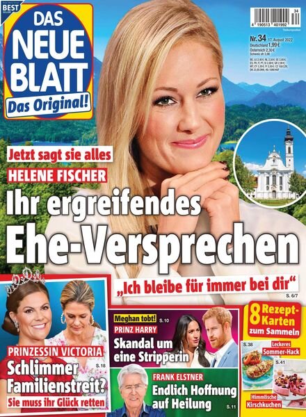 Das Neue Blatt – 17 August 2022 Cover