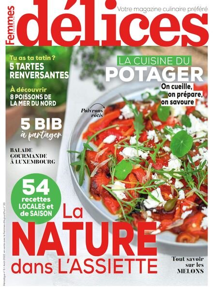 Delices de Femmes d’Aujourd’hui – Aout 2022 Cover