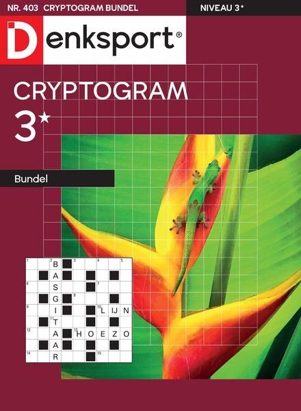 Denksport Cryptogrammen 3 bundel – 28 juli 2022 Cover