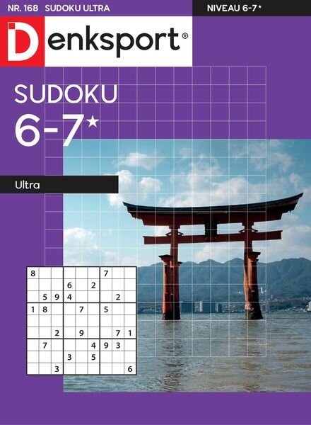 Denksport Sudoku 6-7 ultra – 11 augustus 2022 Cover