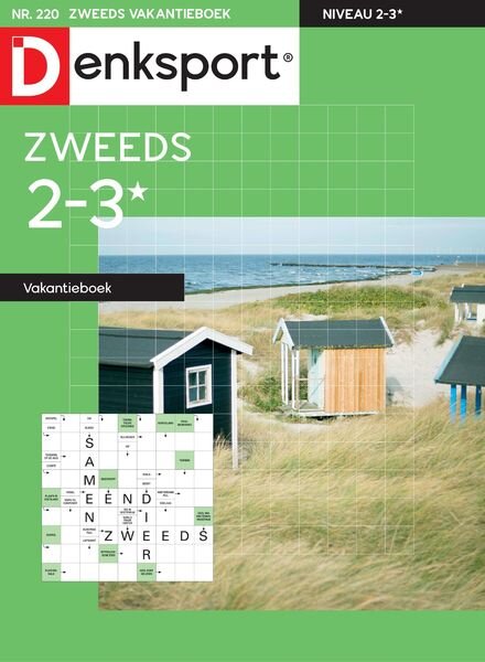 Denksport Zweeds 2-3 vakantieboek – 28 juli 2022 Cover