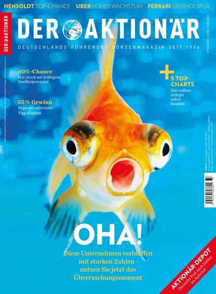 Der Aktionar – 12 August 2022 Cover