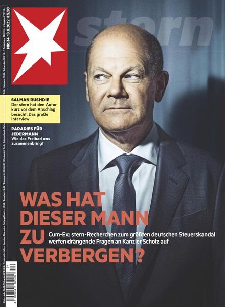 Der Stern – 18 August 2022 Cover