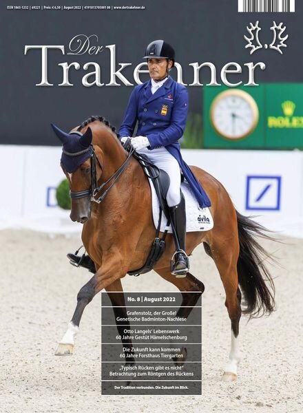 Der Trakehner – August 2022 Cover