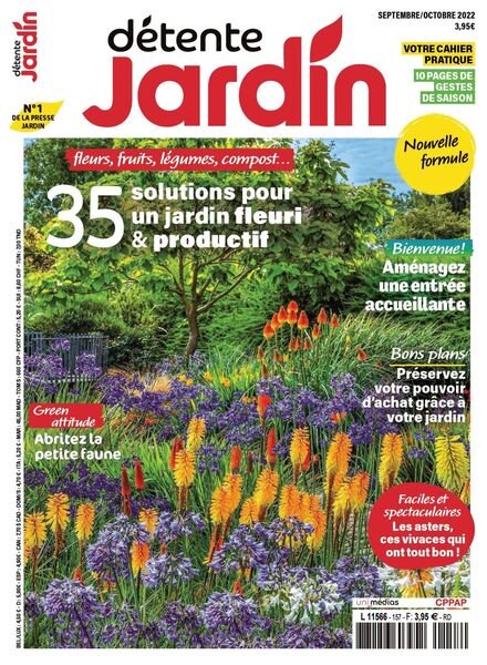 Detente Jardin – 01 aout 2022 Cover