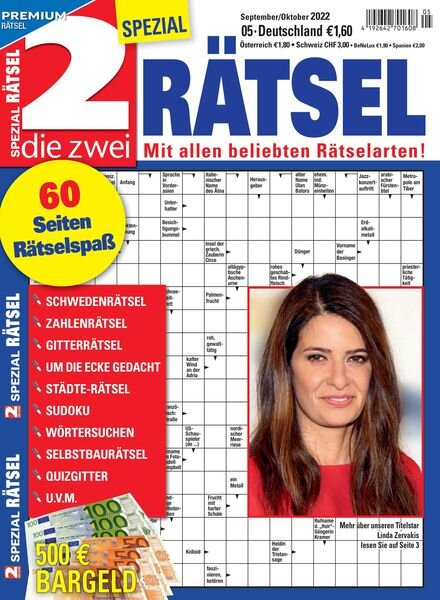 Die 2 Spezial Ratsel – September 2022 Cover