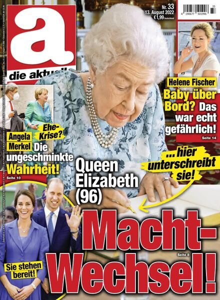 die aktuelle – 13 August 2022 Cover
