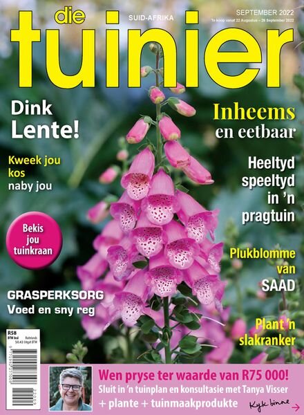 Die Tuinier Tydskrif – September 2022 Cover
