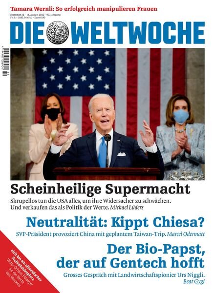 Die Weltwoche – 11 August 2022 Cover
