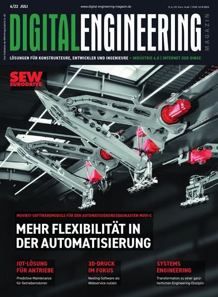 Digital Engineering Germany – Juli 2022 Cover