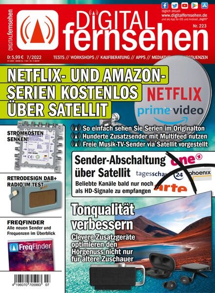 Digital Fernsehen – 01 Juli 2022 Cover