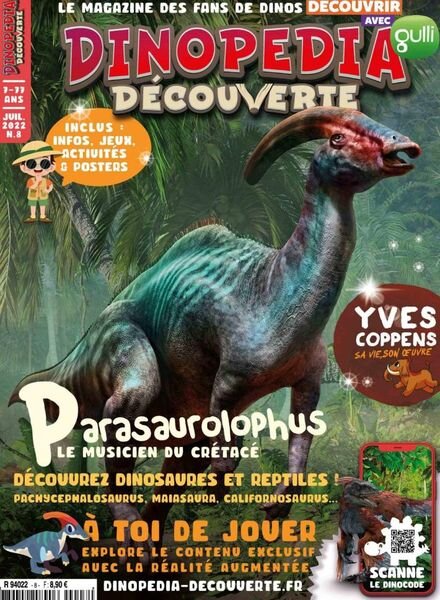 Dinopedia Decouverte – Juillet 2022 Cover