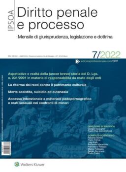 Diritto Penale e Processo – Luglio 2022
