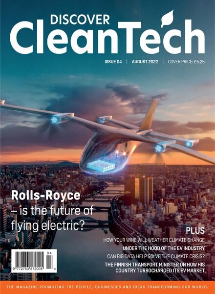 Discover Cleantech Magazine – August 2022 Cover