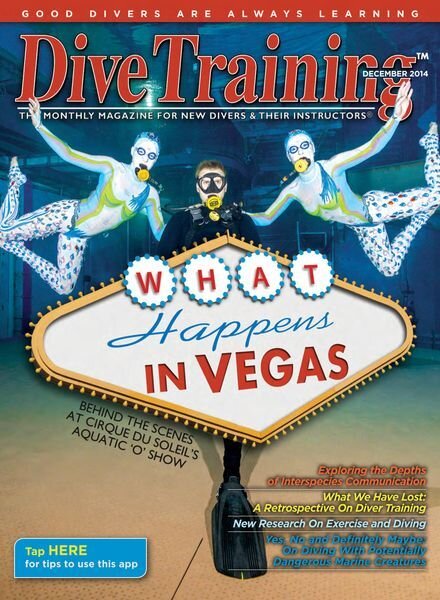 Dive Training – December 2014 Cover