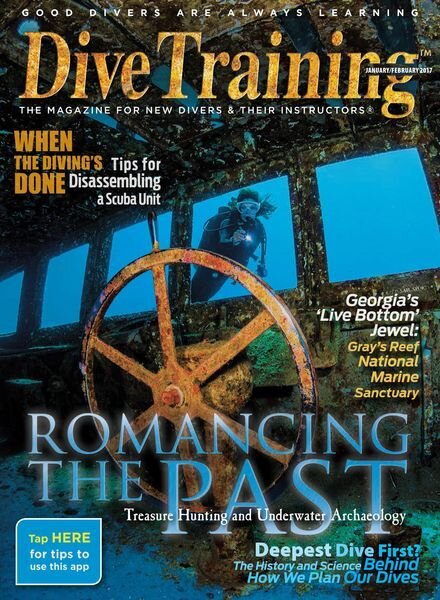 Dive Training – January 2017 Cover