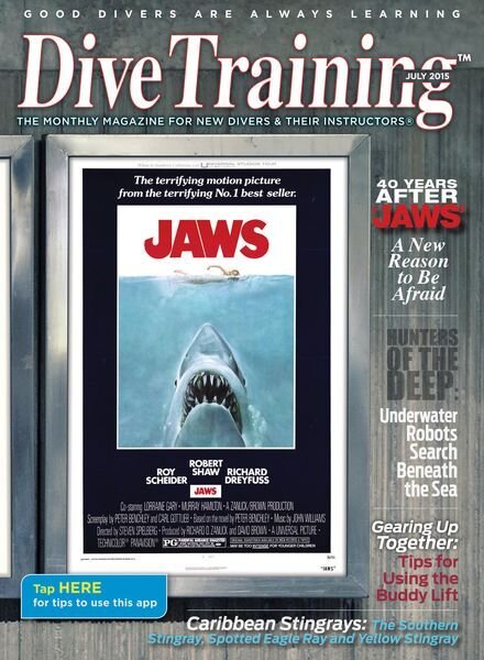 Dive Training – July 2015 Cover