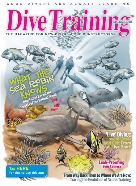Dive Training – July 2016 Cover