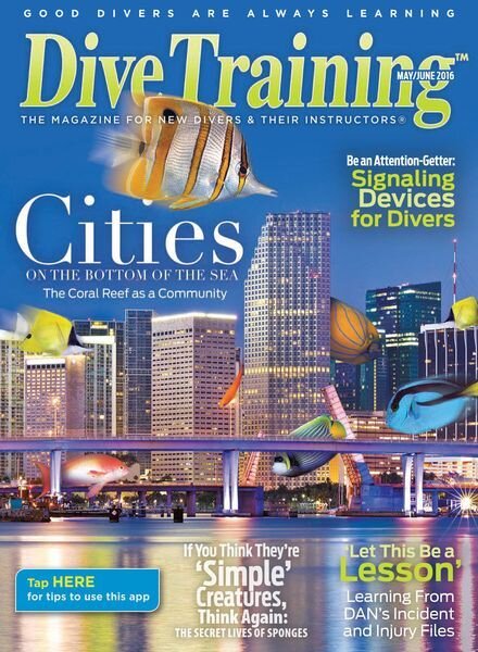Dive Training – May 2016 Cover