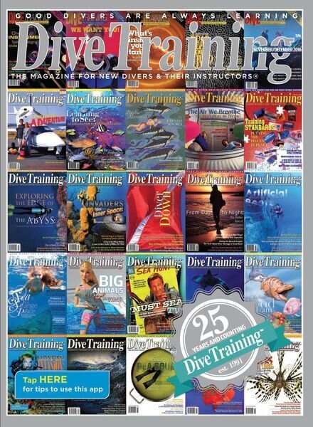 Dive Training – November 2016 Cover
