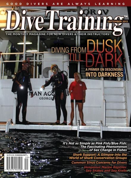 Dive Training – September 2013 Cover