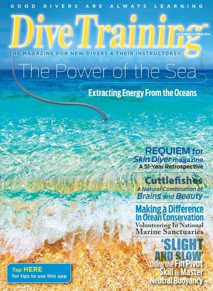 Dive Training – September 2016 Cover