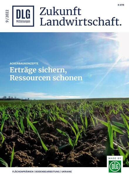 DLG Mitteilungen – August 2022 Cover