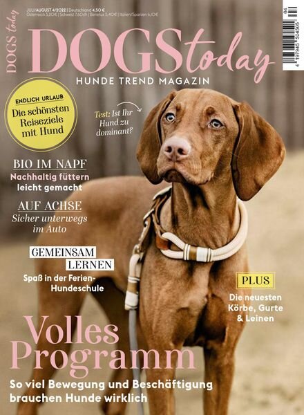 Dogs Today Germany – Juli-August 2022 Cover