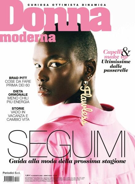 Donna Moderna – 18 agosto 2022 Cover