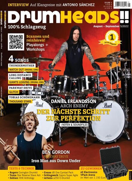 DrumHeads!! – August 2022 Cover