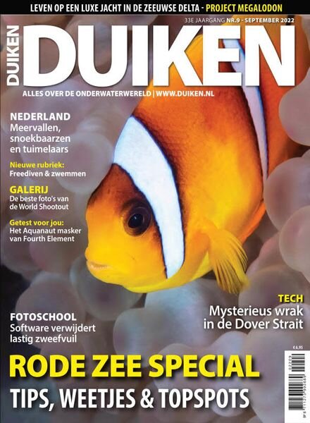 Duiken – september 2022 Cover