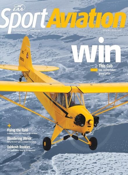 EAA Sport Aviation – January 2015 Cover