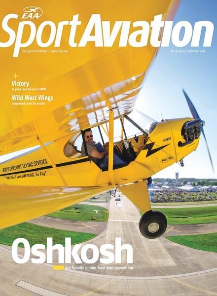 EAA Sport Aviation – September 2015 Cover