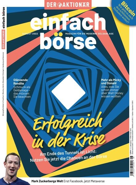 einfach borse – August 2022 Cover