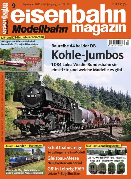 Eisenbahn Magazin – 07 September 2022 Cover